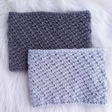 Little Arrows Crochet Cowl Free Pattern