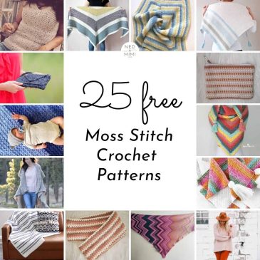 Moss Stitch Crochet Patterns