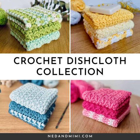 2024 crochet dishcloth crochet along